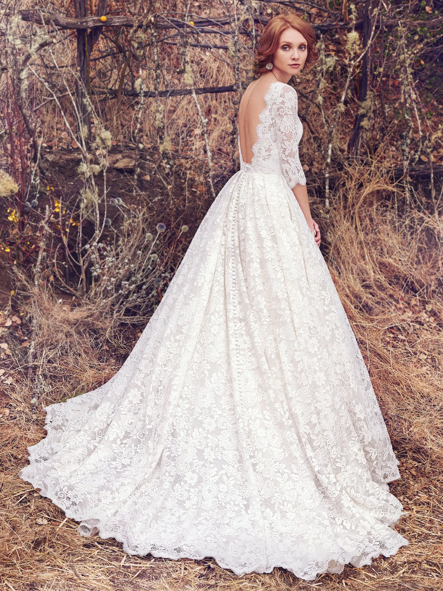 Cordelia  Vintage Lace Wedding Dress by Maggie Sottero