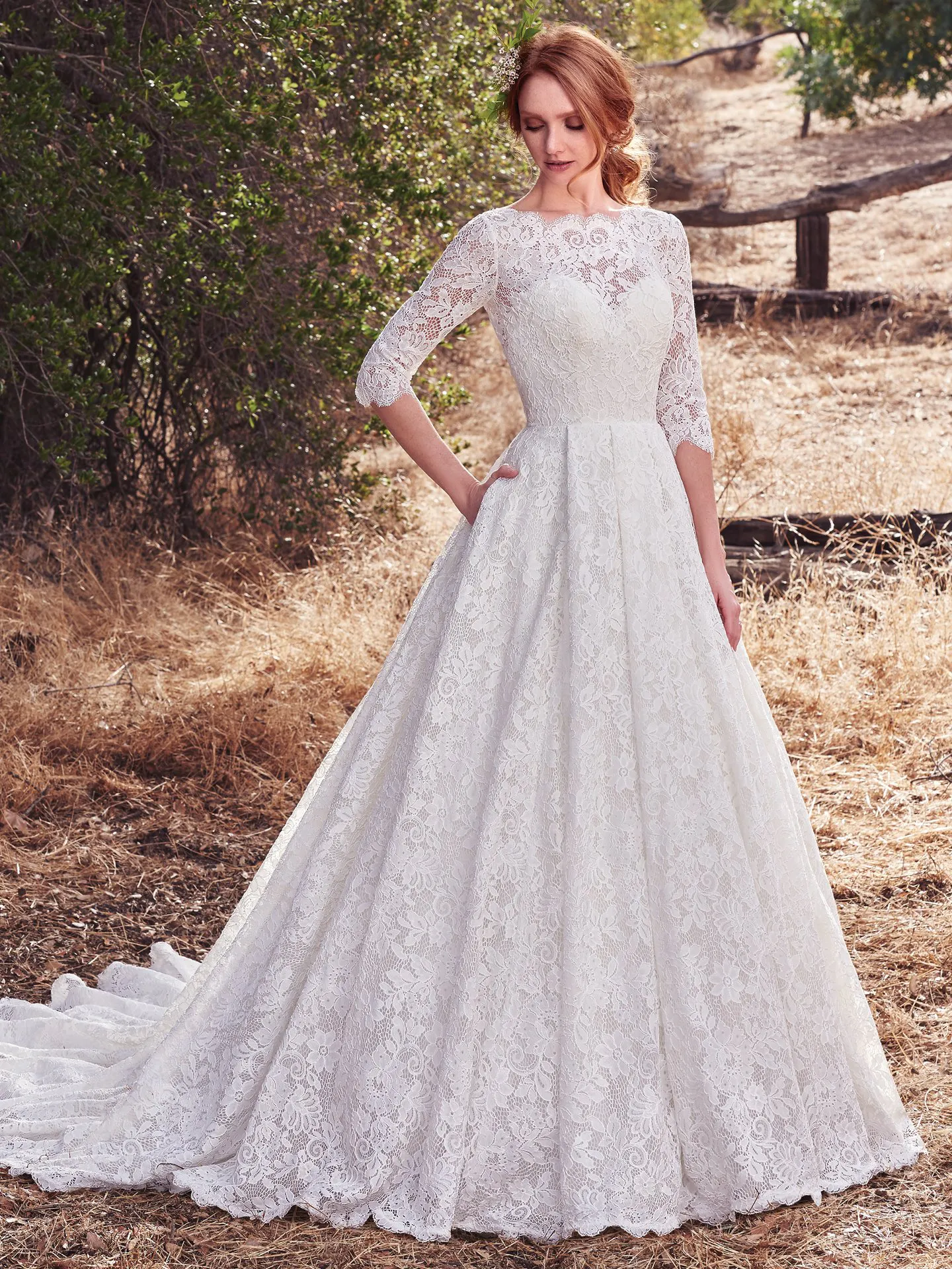 Cordelia  Vintage Lace Wedding Dress by Maggie Sottero