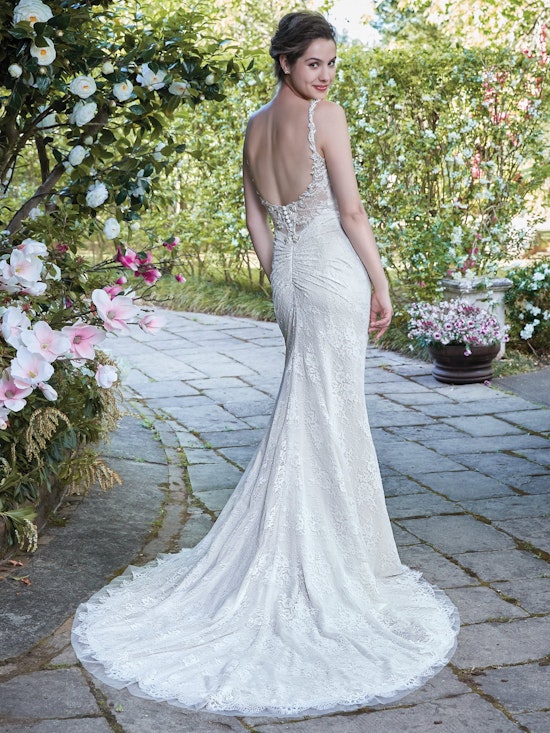 Helena (7RC908) Lace Boho Wedding Dress by Rebecca Ingram