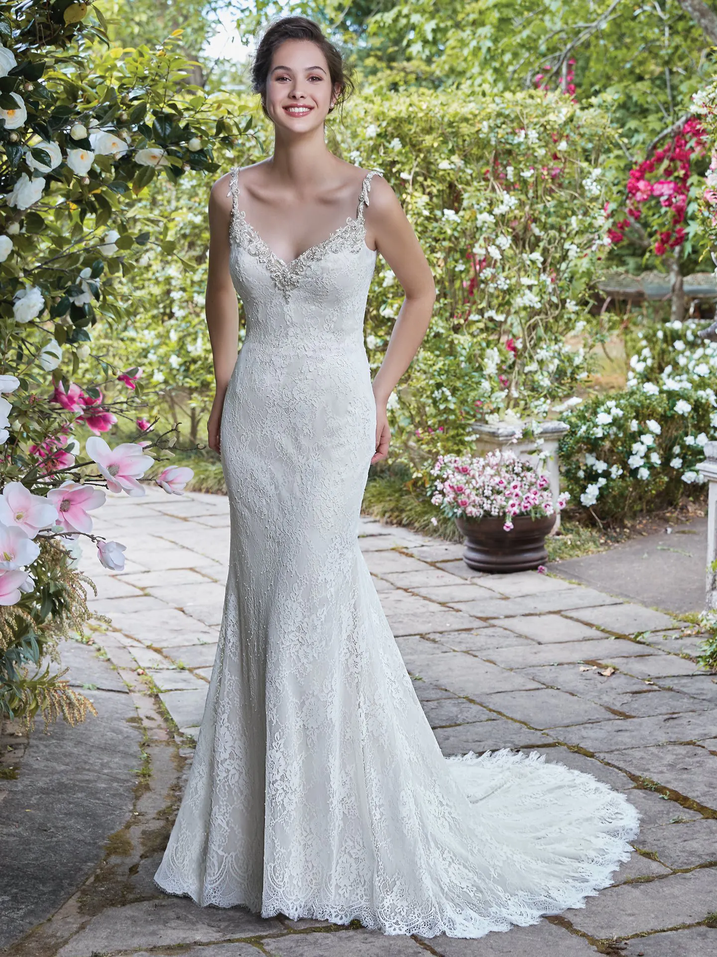 Helena  Lace Boho Wedding Dress by Rebecca Ingram