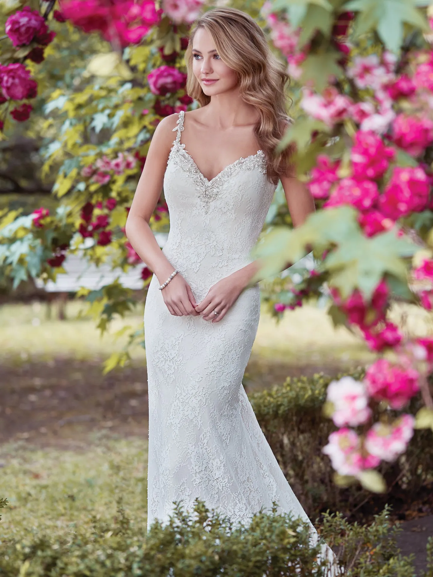 Helena  Lace Boho Wedding Dress by Rebecca Ingram