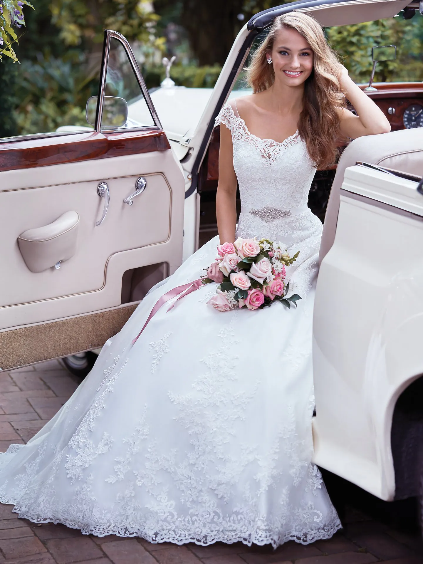 Kaitlyn   Lace Wedding Dress by Rebecca Ingram
