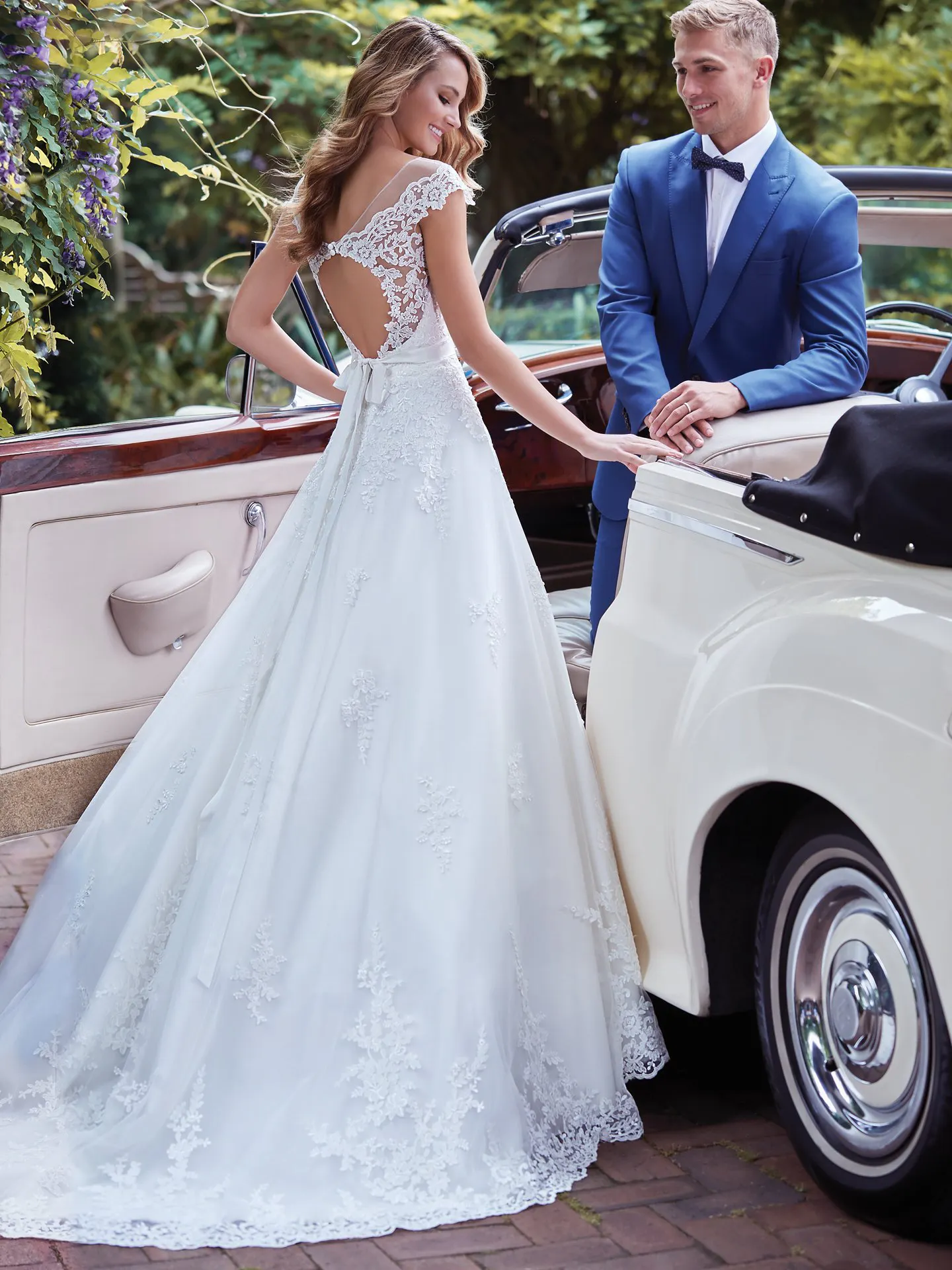 Kaitlyn   Lace Wedding Dress by Rebecca Ingram