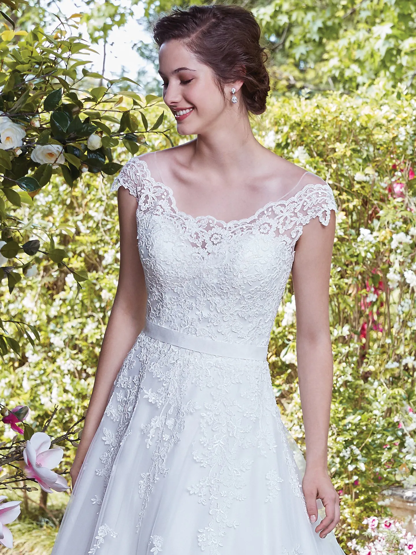 Kaitlyn   Lace Wedding Dress by Rebecca Ingram