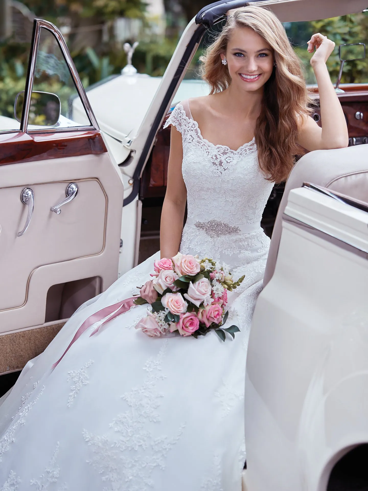 Kaitlyn   Lace Wedding Dress by Rebecca Ingram