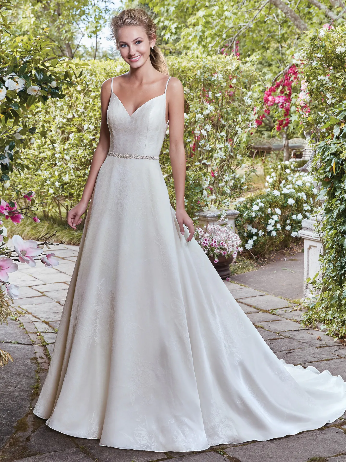 Isolde  A Line Wedding Dress by Rebecca Ingram