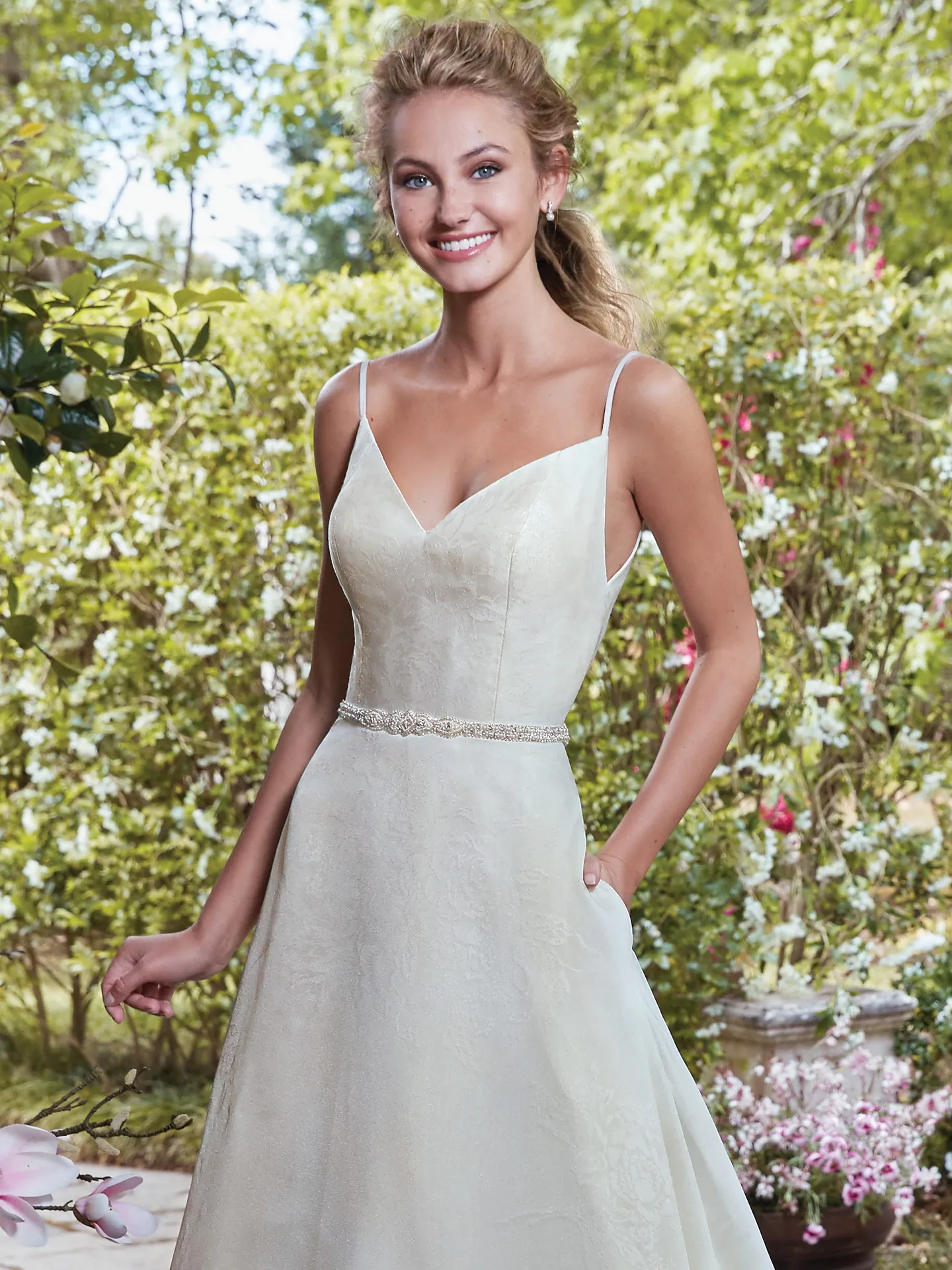 Isolde  A Line Wedding Dress by Rebecca Ingram