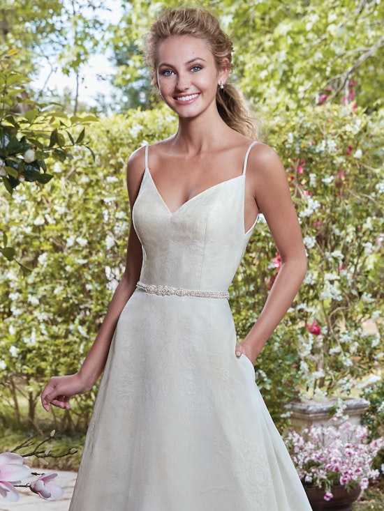 Isolde (7RZ977) A Line Wedding Dress by Rebecca Ingram