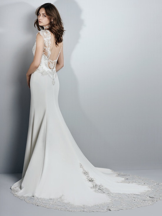 Kai (7SC997) Boho Crepe Wedding Dress by Sottero and Midgley 