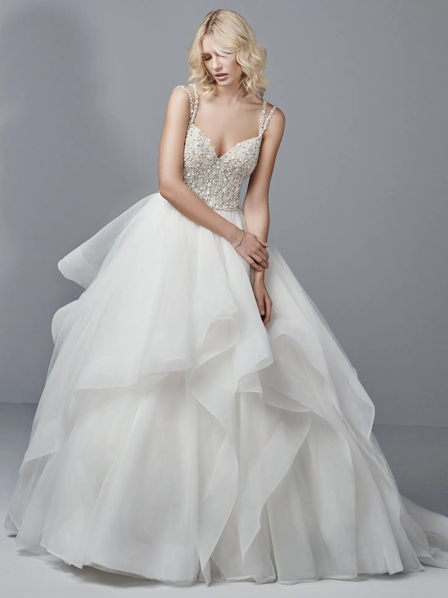 Micah Princess Ballgown Wedding Dress by Sottero and Midgley