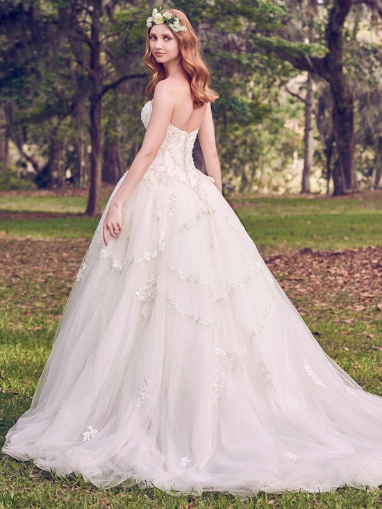 Maggie Sottero Wedding Dress Benton Marie 8MC504MC Back