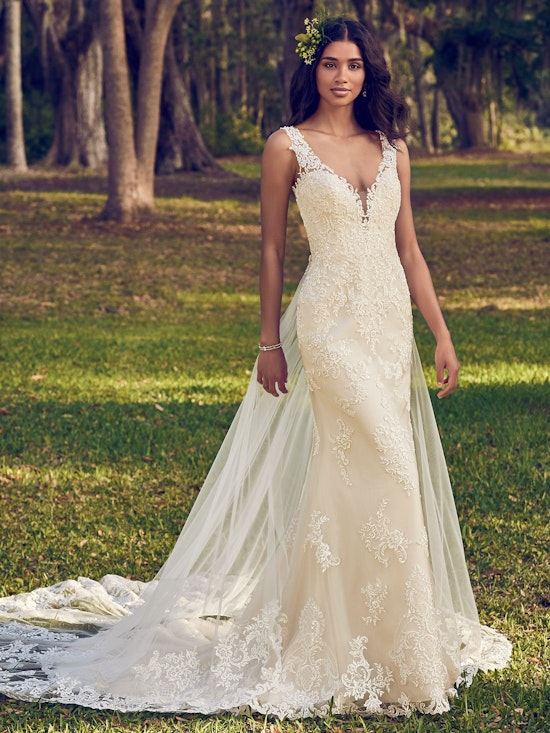 Bernadine (8MN499) Vintage Wedding Dress by Maggie Sottero