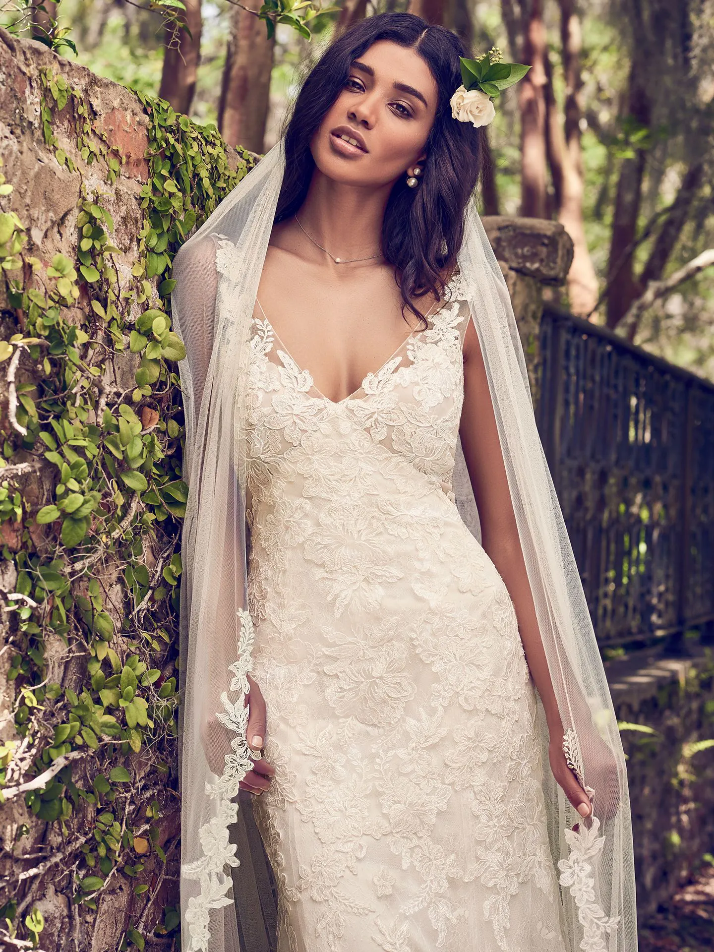 Charlotte  Lace Boho Wedding Dress by Maggie Sottero