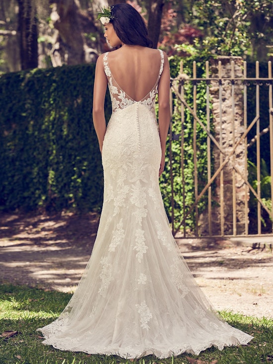 Charlotte (8MC502) Lace Boho Wedding Dress by Maggie Sottero