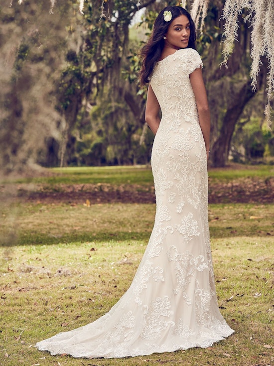 Daisha (8MS540) Lace Boho Wedding Dress by Maggie Sottero