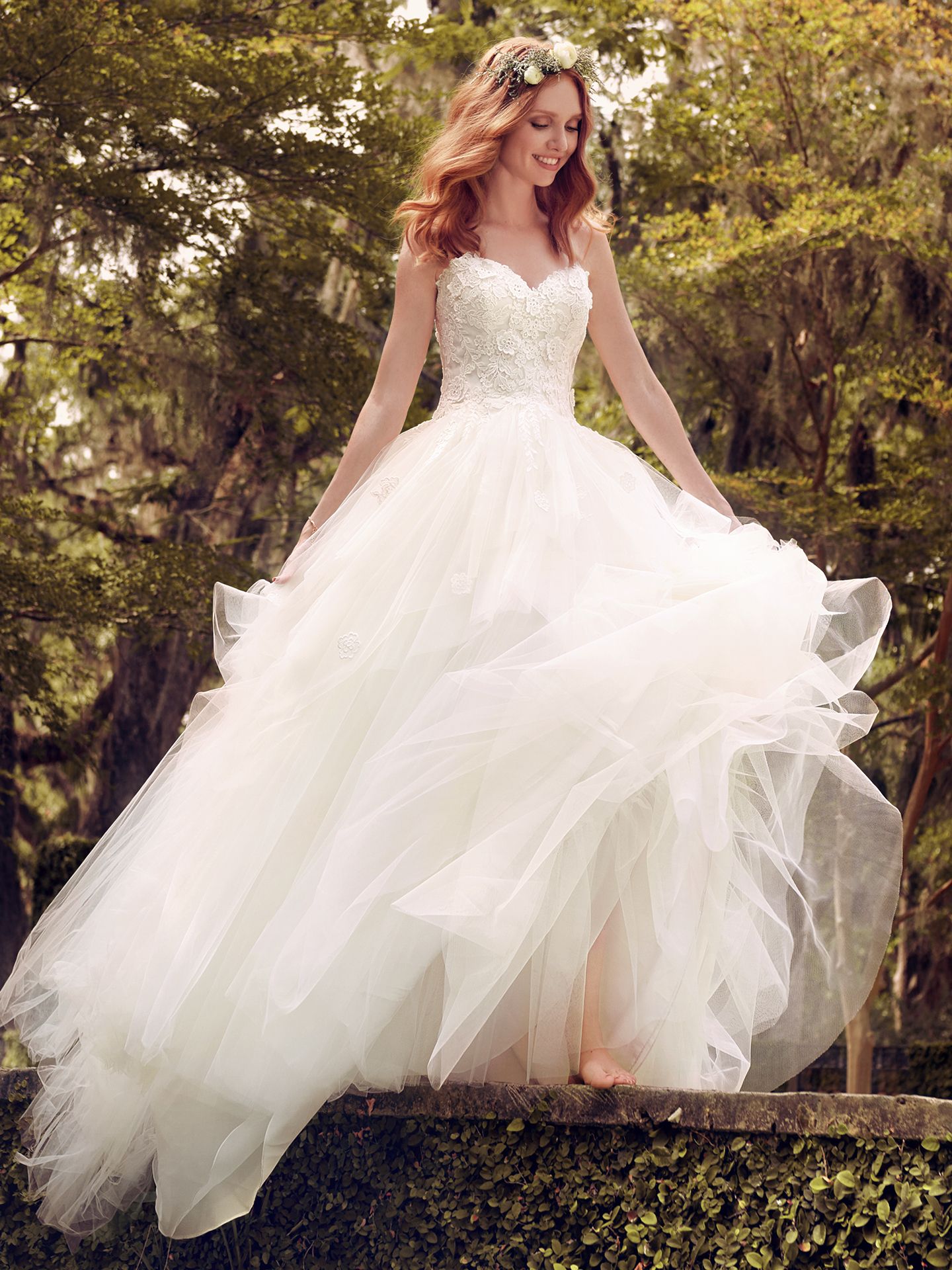 maggie sottero ball gown wedding dress