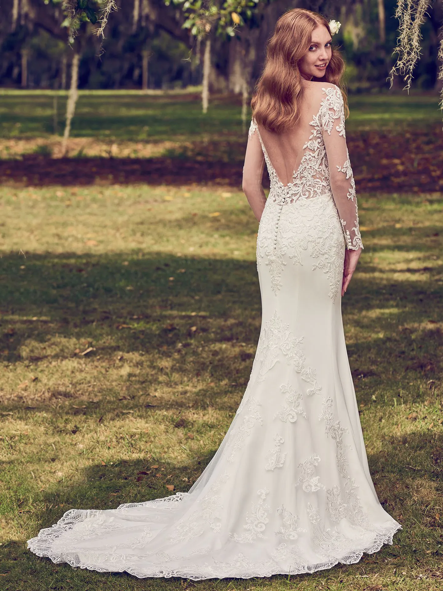 Toccara  Long Sleeved Princess Wedding Dress by Maggie Sottero