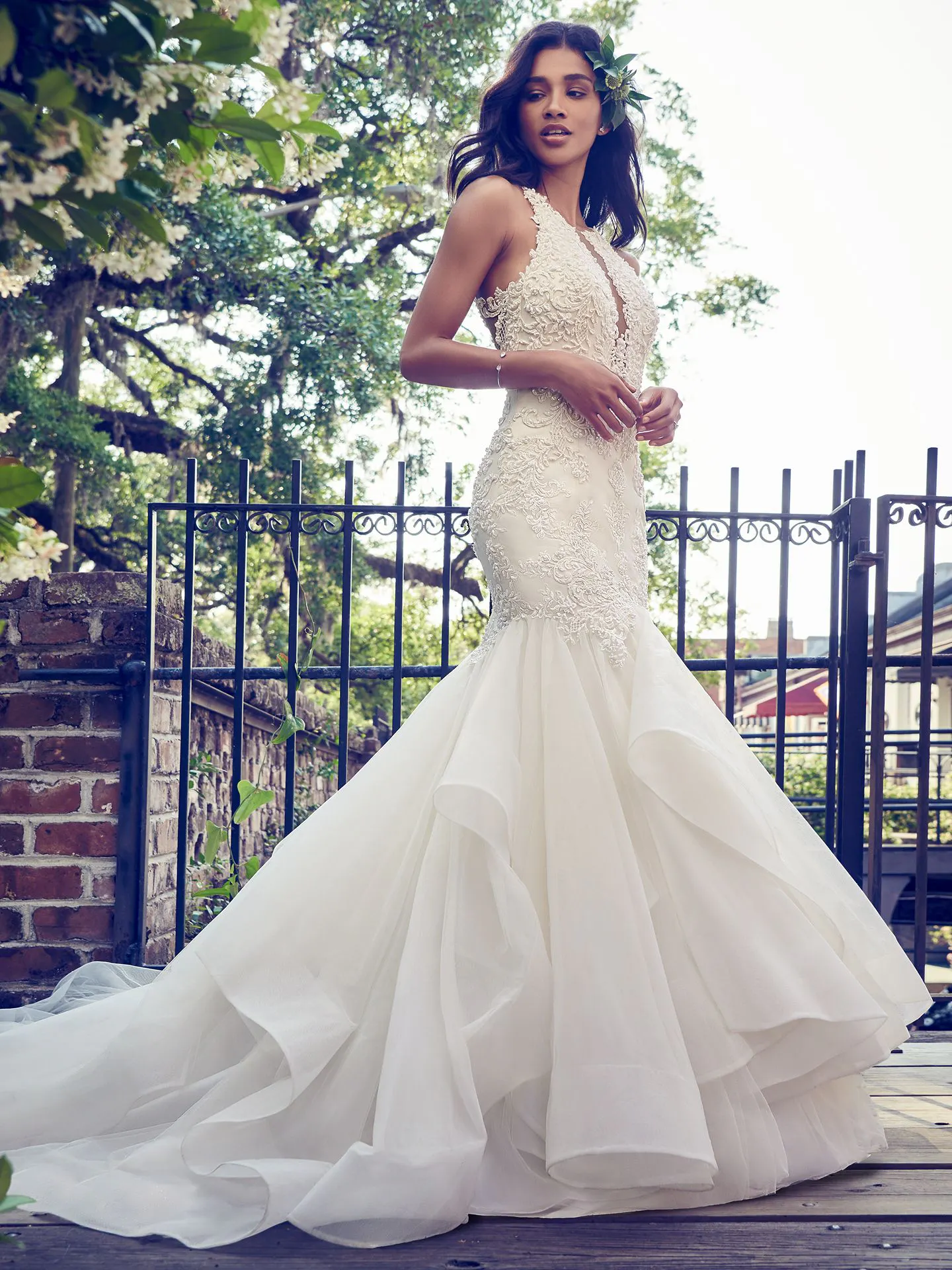 Veda Unique Lace Wedding Dress by Maggie Sottero