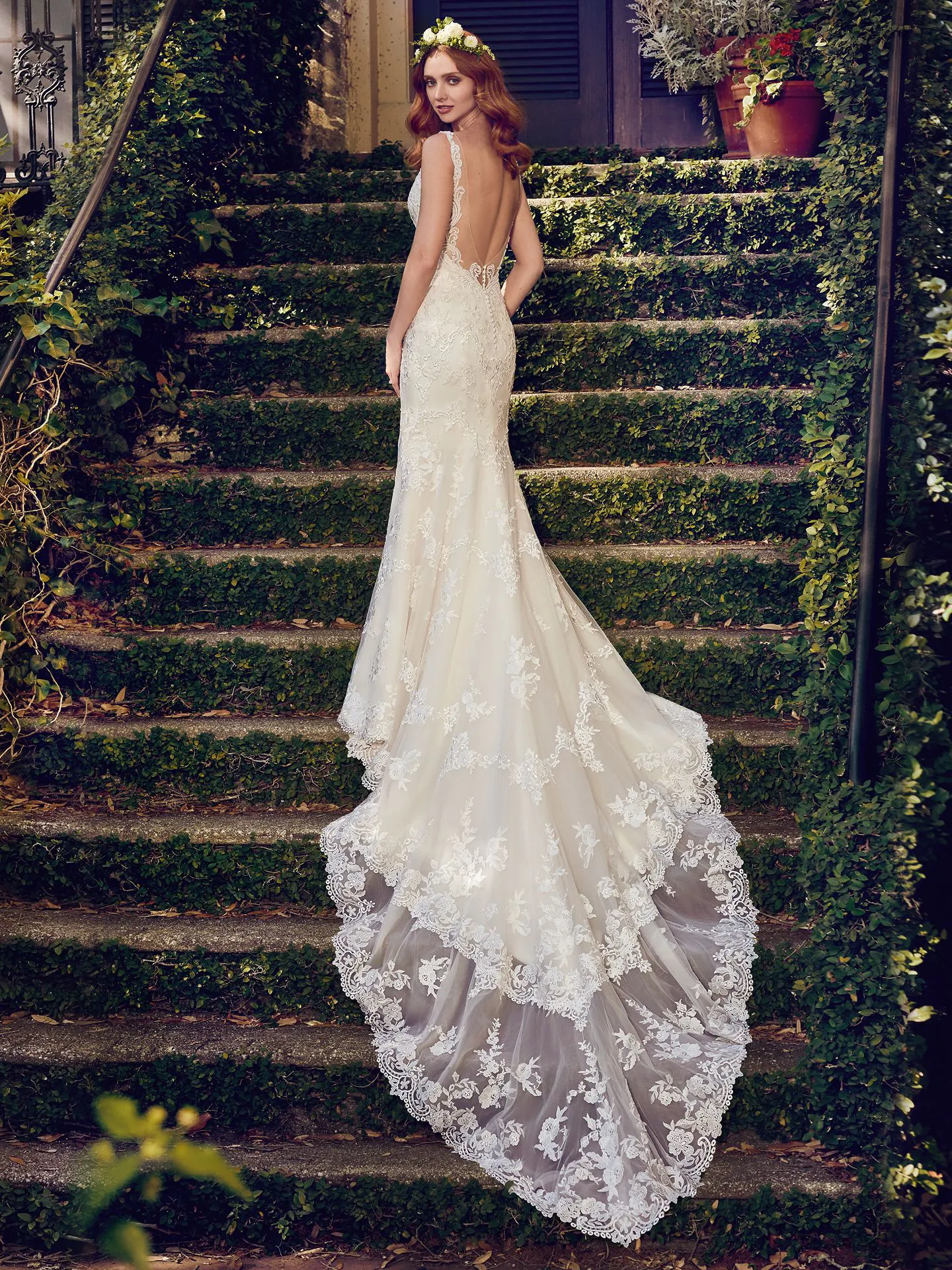 Zamara  Vintage Lace Wedding Dress by Maggie Sottero