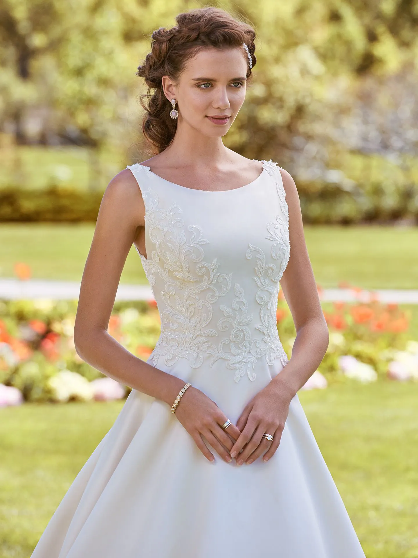 Brooke  Simple Wedding Dress by Rebecca Ingram