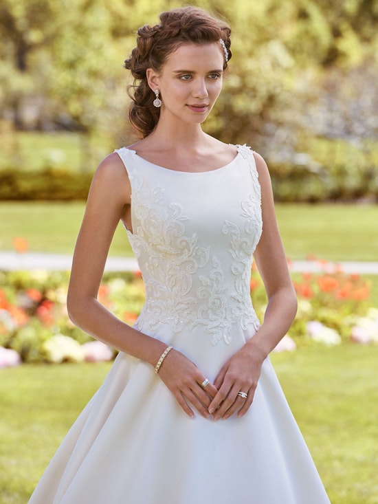 Brooke (8RS444) Simple Wedding Dress by Rebecca Ingram