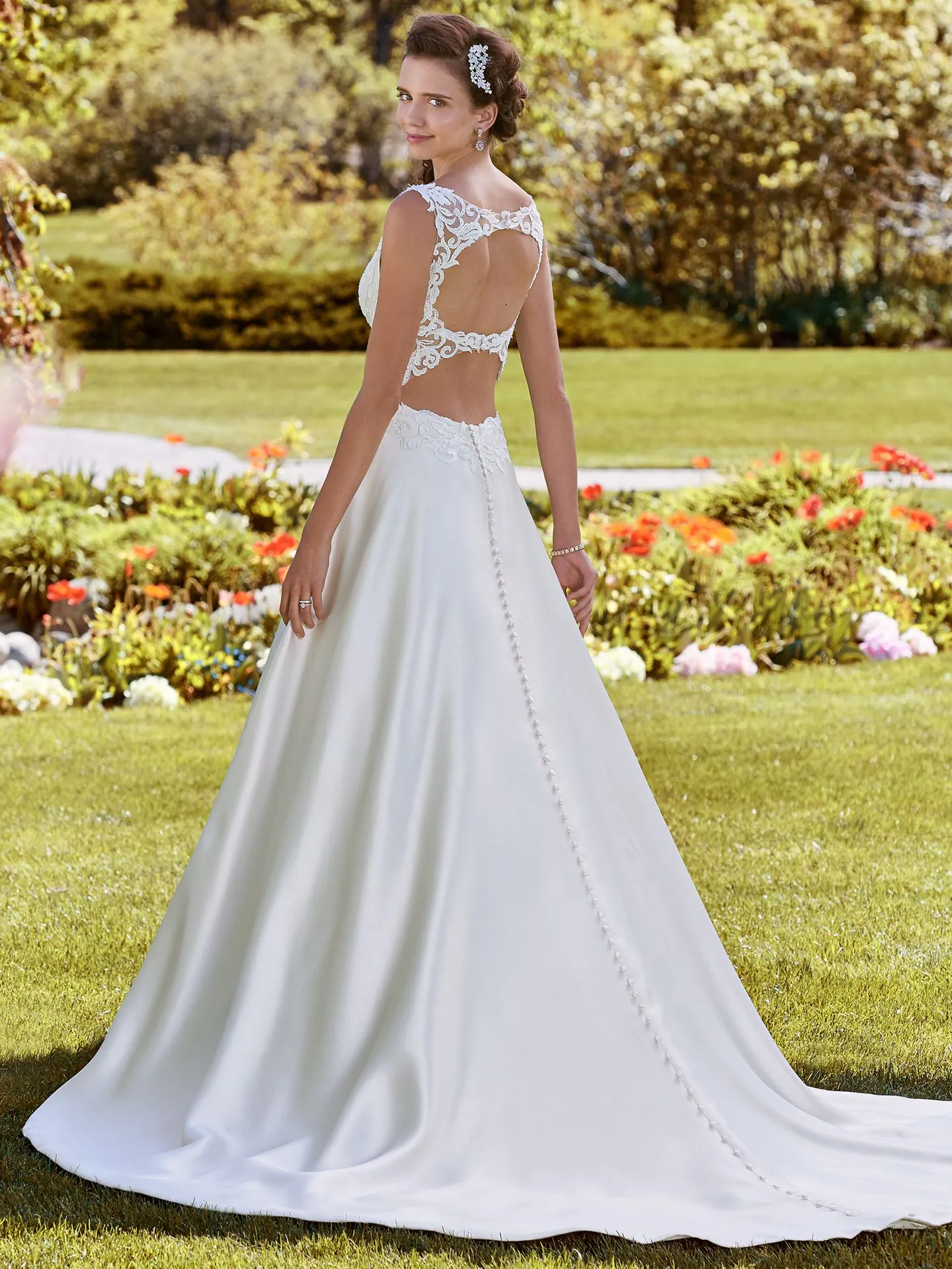 Brooke  Simple Wedding Dress by Rebecca Ingram