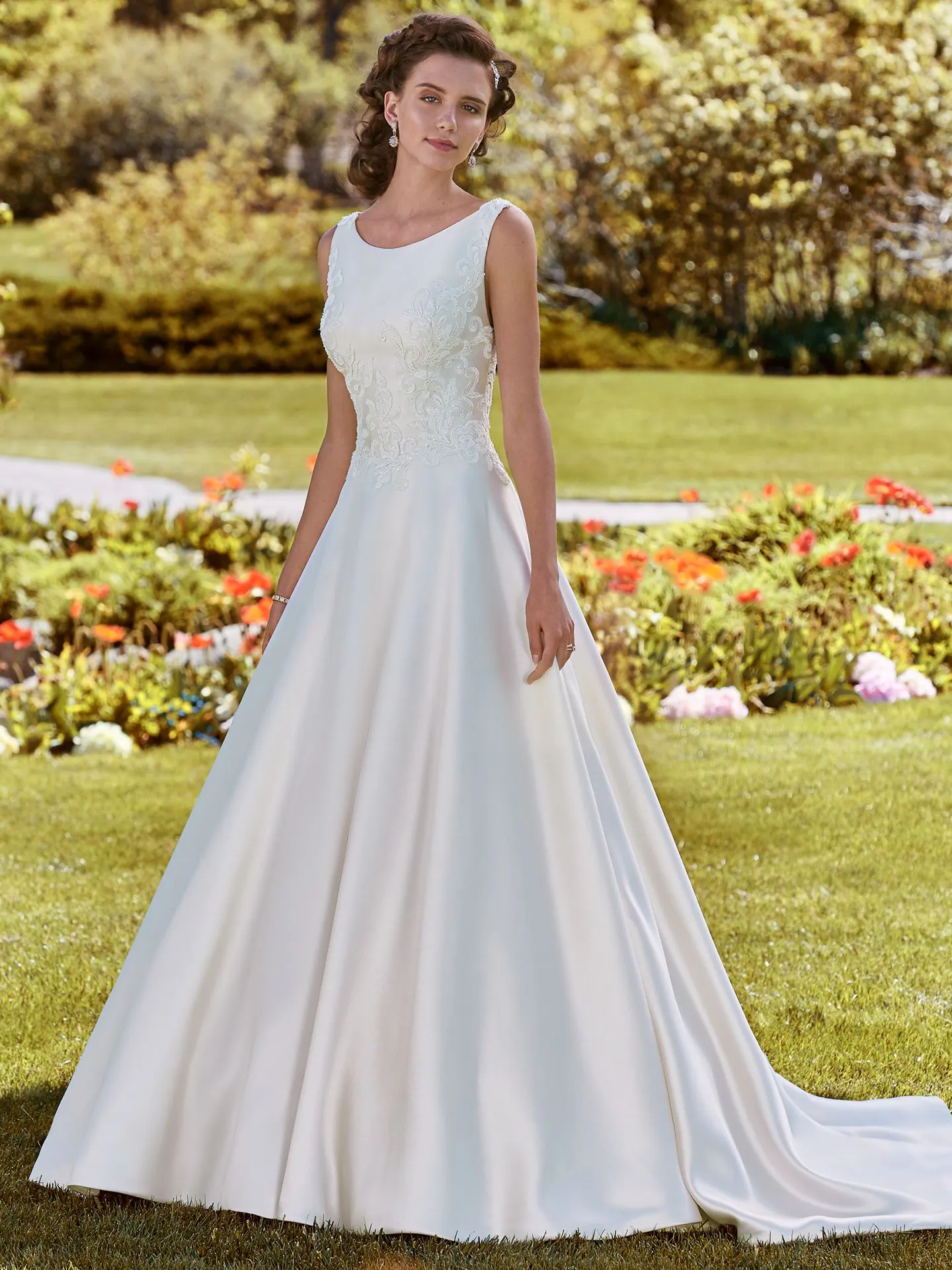 Brooke  Simple Wedding Dress by Rebecca Ingram