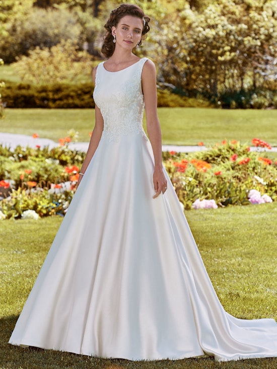Brooke (8RS444) Simple Wedding Dress by Rebecca Ingram
