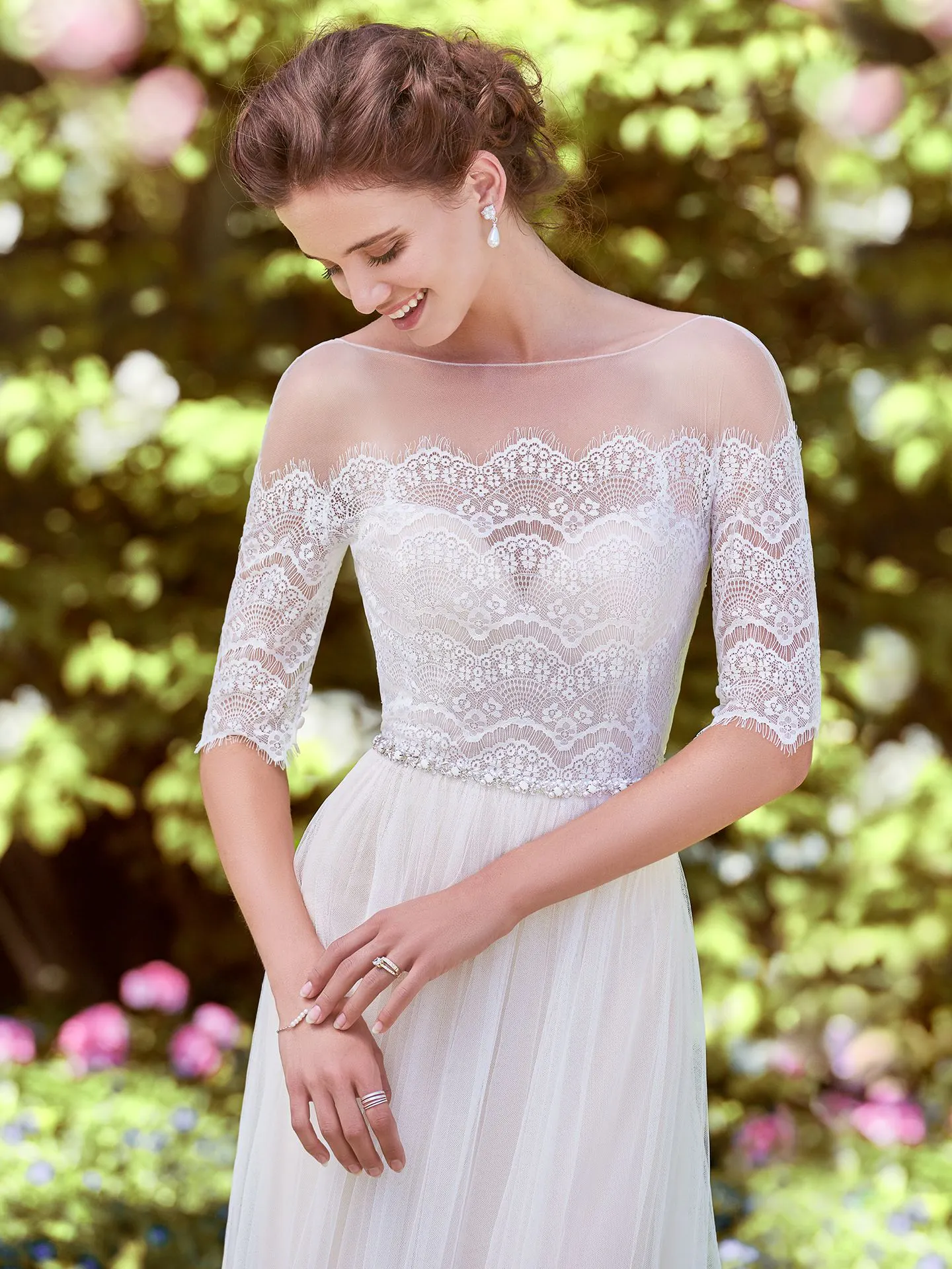 Cathy  Vintage Wedding Dress by Rebecca Ingram
