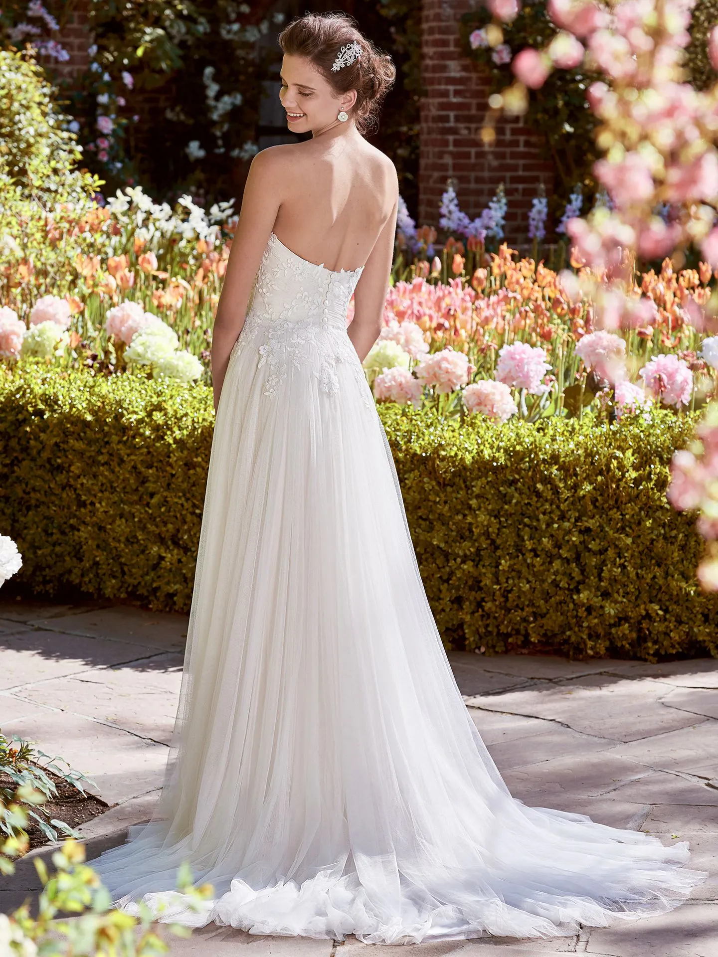 Hilary  Tulle Boho Wedding Dress by Rebecca Ingram