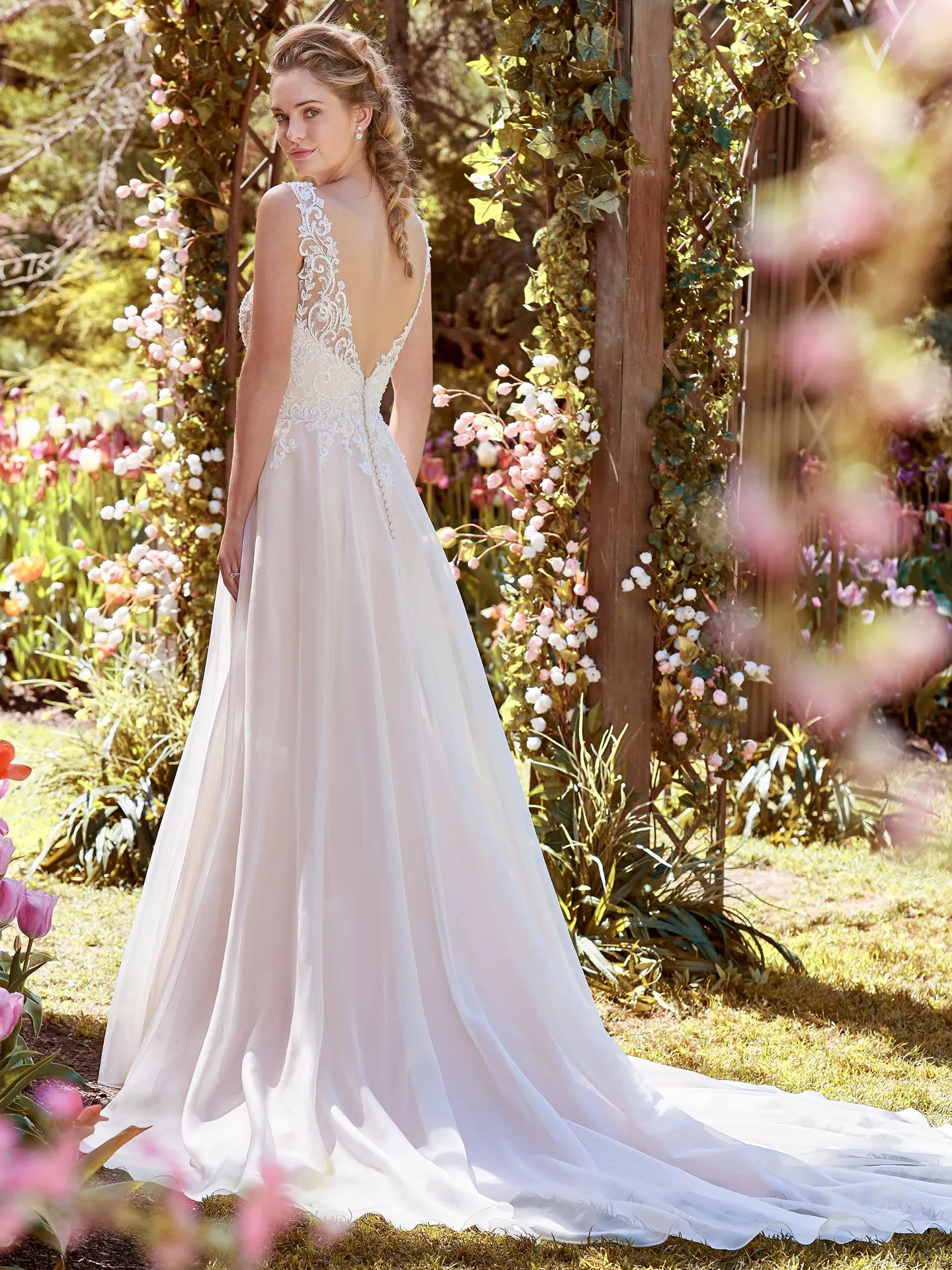 Joyce  Vintage Wedding Dress by Rebecca Ingram