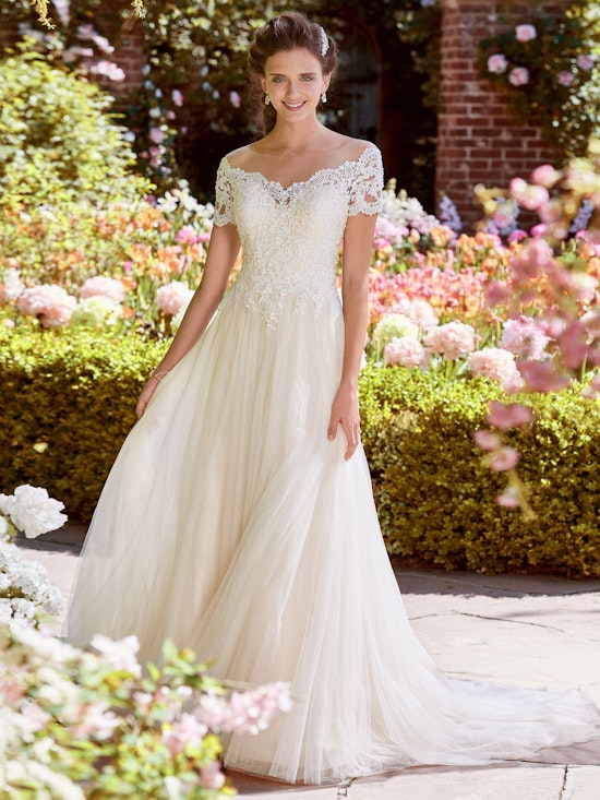 Michelle (8RN456) A Line Wedding Dress by Rebecca Ingram