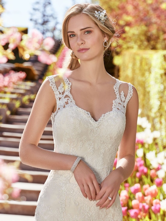 Shirley (8RC460) Vintage lace Wedding Dress by Rebecca Ingram