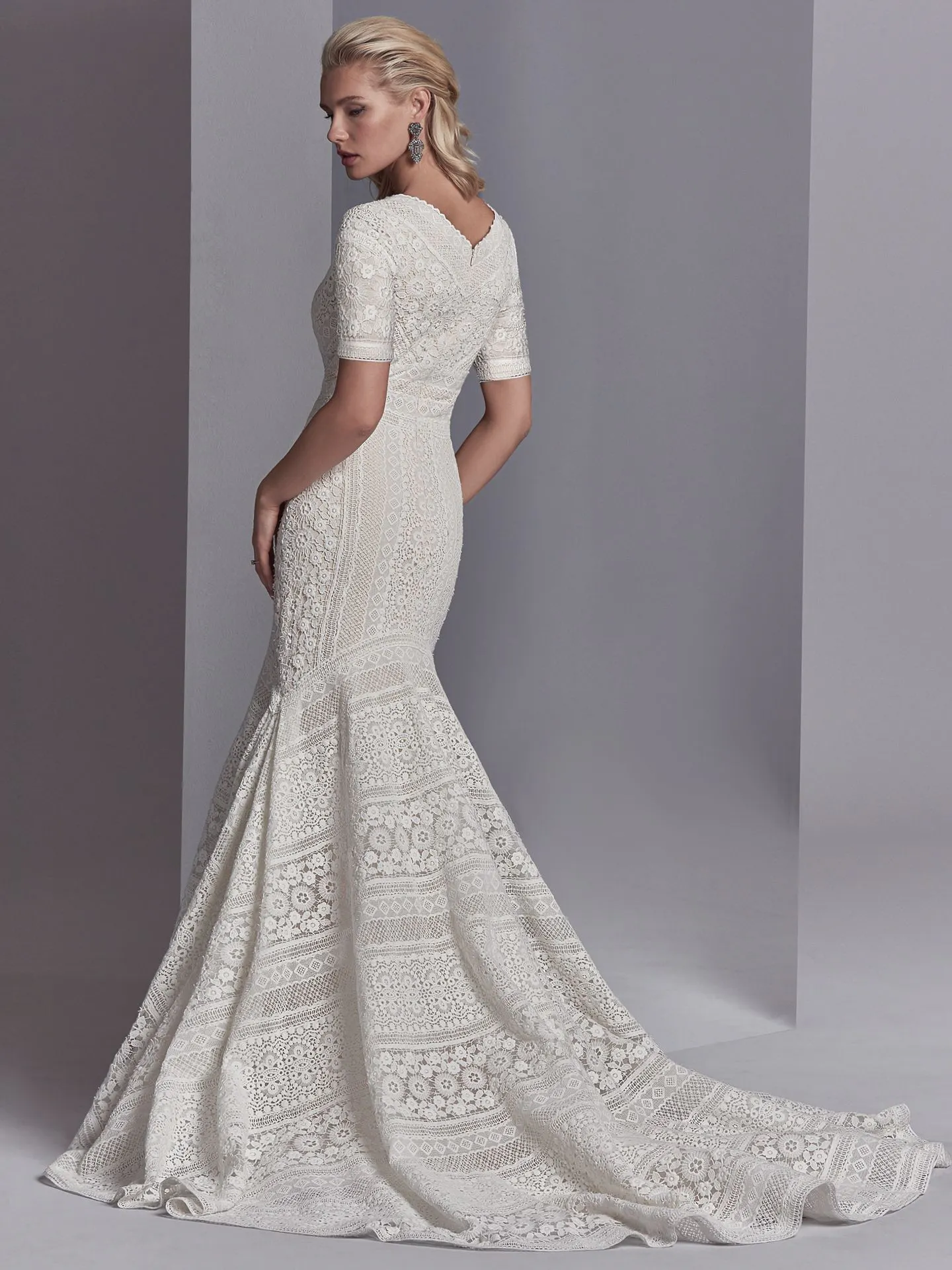 Sottero and Midgley Wedding Dress Cooper Rose 8SS496 Back