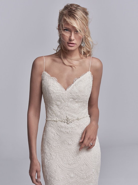 Maxwell (8SC571BB) Lace Boho Wedding Dress by Sottero and Midgley 