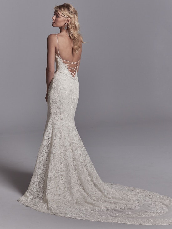 Maxwell (8SC571BB) Lace Boho Wedding Dress by Sottero and Midgley 