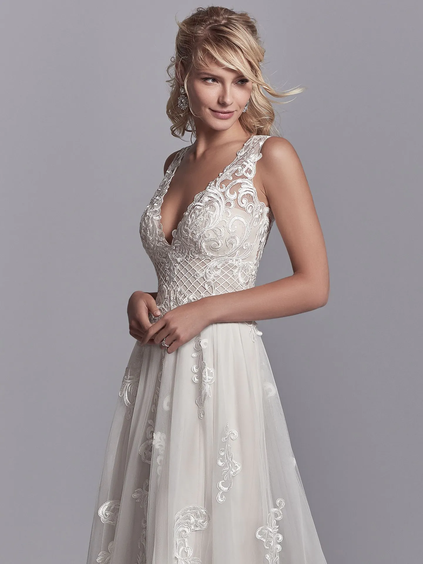 Oliver  Rustic Lace Wedding Dress by Sottero and Midgley