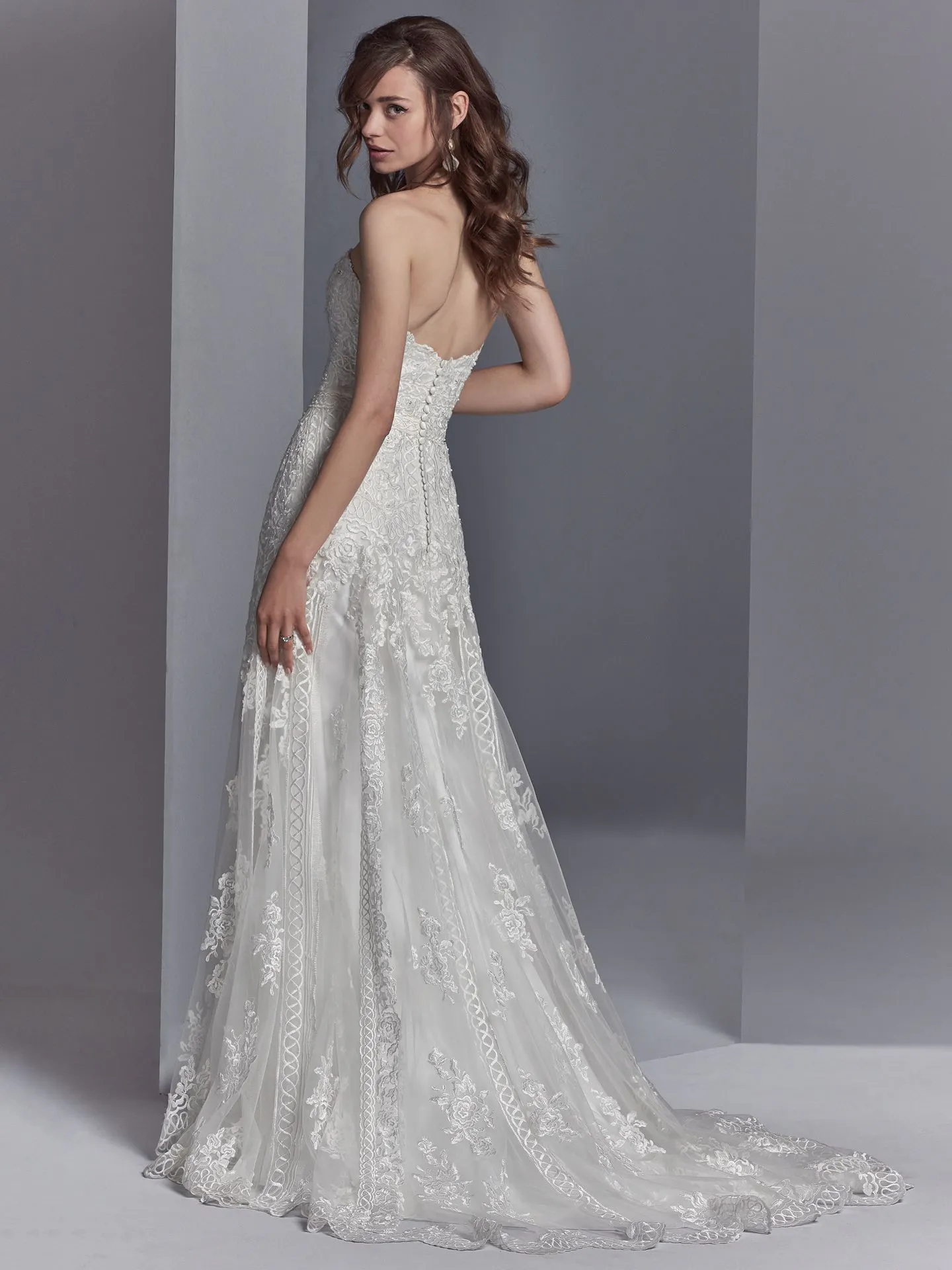 Sottero and Midgley Wedding Dress Skylar 8ST569 Back