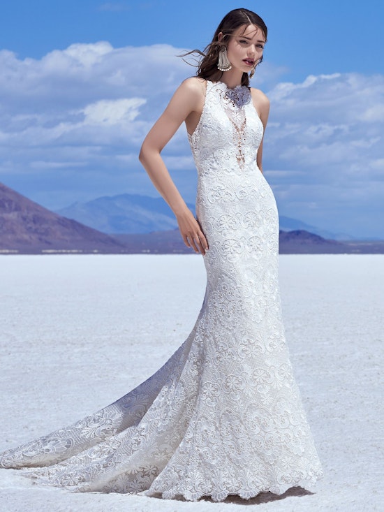 Zayn (8SC565) Unique Lace Wedding Dress by Sottero and Midgley 