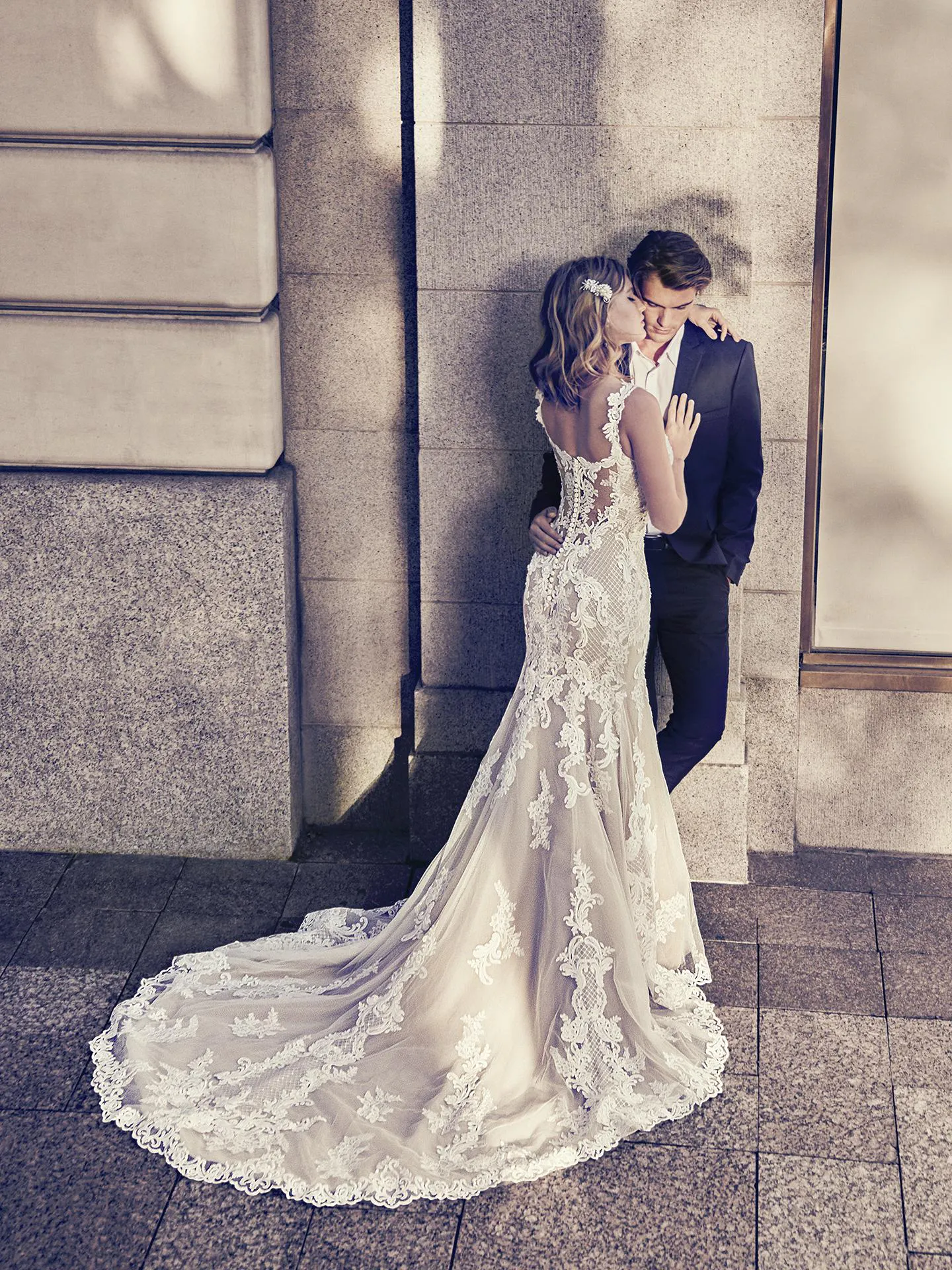 Abbie Vintage Lace Wedding Dress by Maggie Sottero