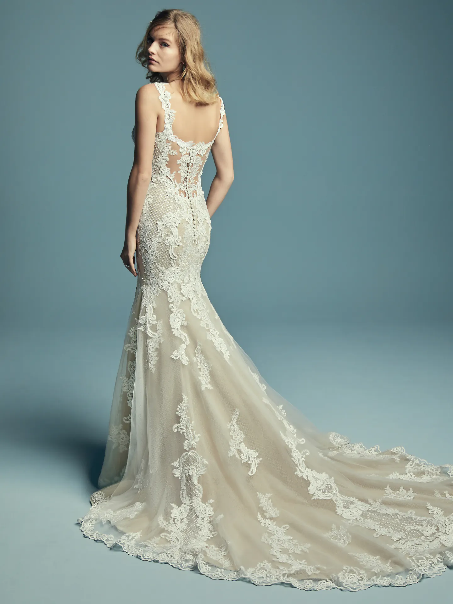 Abbie Vintage Lace Wedding Dress by Maggie Sottero