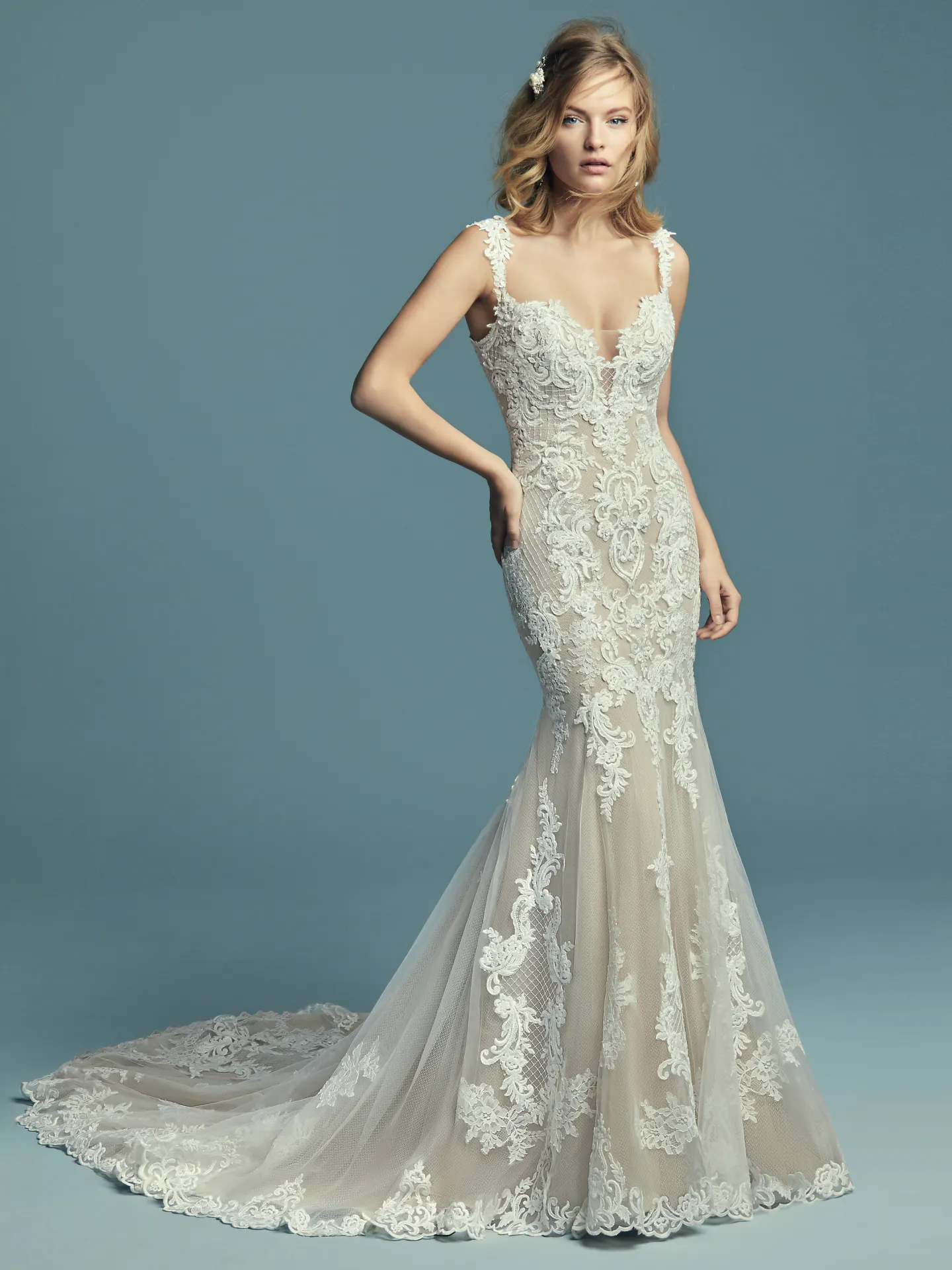Abbie Vintage Lace Wedding Dress by Maggie Sottero
