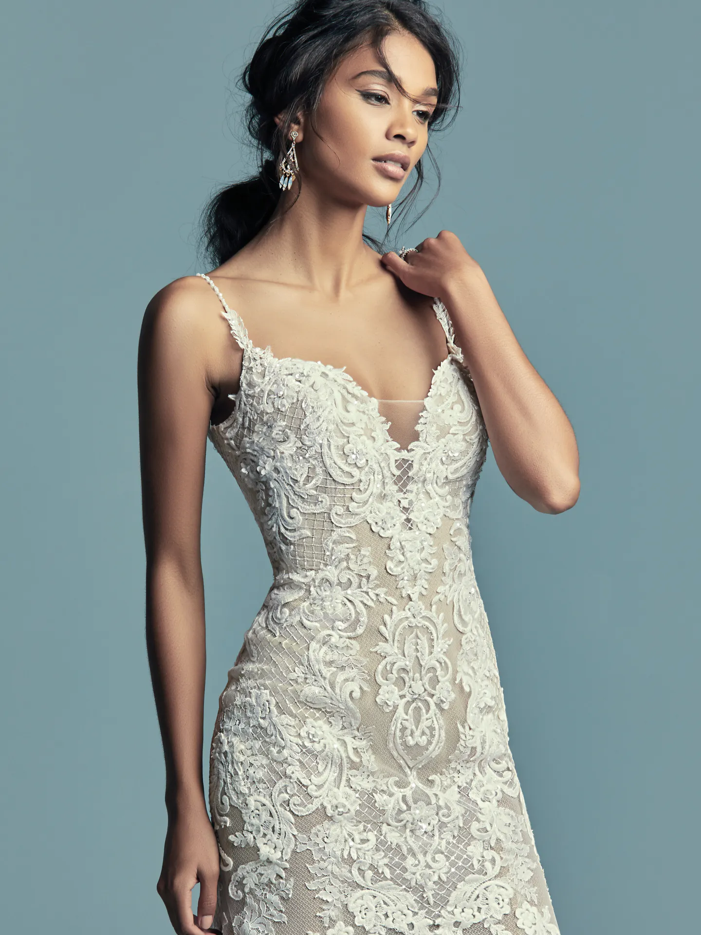 Abbie Marie  Vintage Lace Wedding Dress by Maggie Sottero
