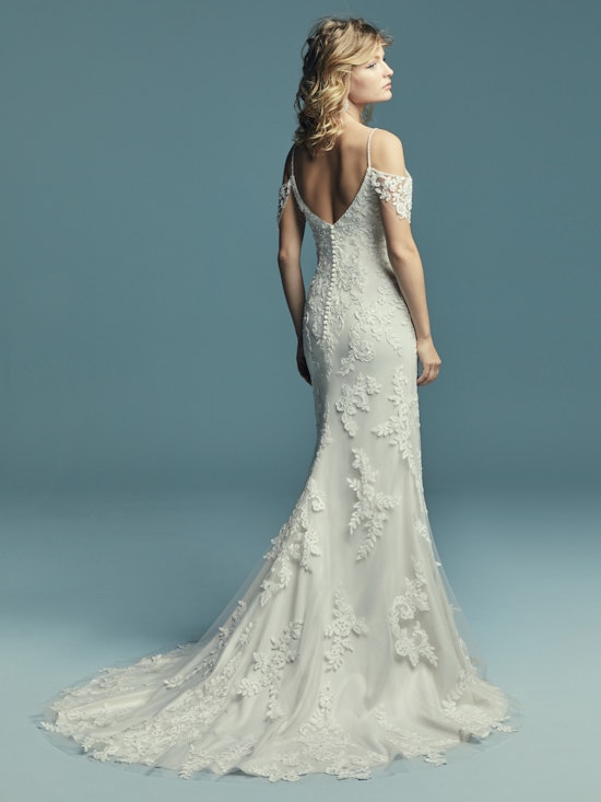 Angelica (8MT659) Lace Boho Wedding Dress by Maggie Sottero