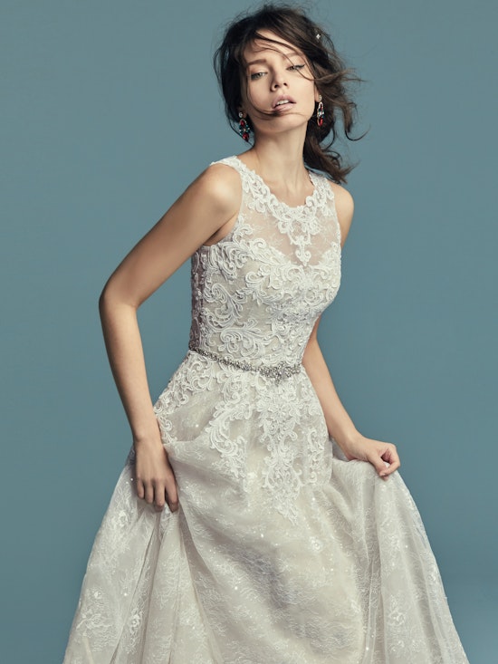 Annabella (Curve) (CRV-8MC650) lace Wedding Dress by Maggie Sottero