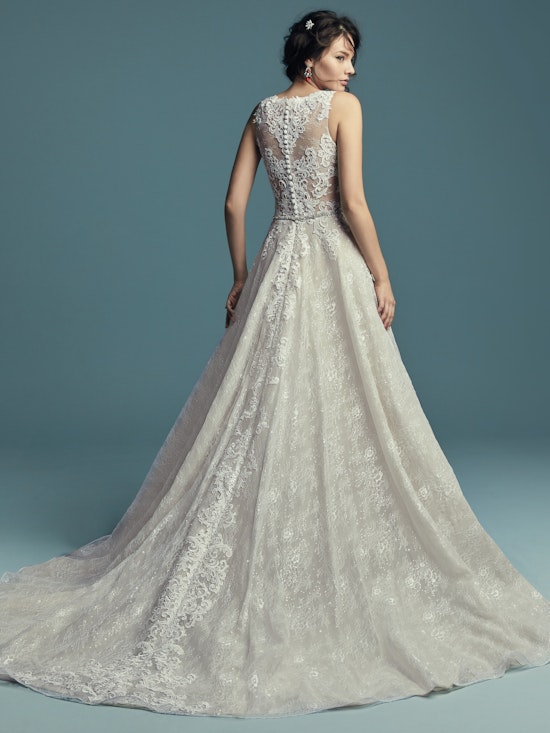 Annabella (Curve) (CRV-8MC650) lace Wedding Dress by Maggie Sottero