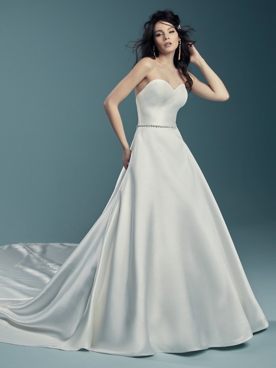 Benicia (8MC718) Simple Wedding Dress by Maggie Sottero