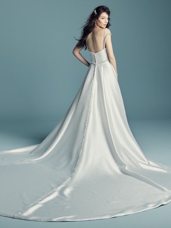 Benicia (8MC718) Simple Wedding Dress by Maggie Sottero