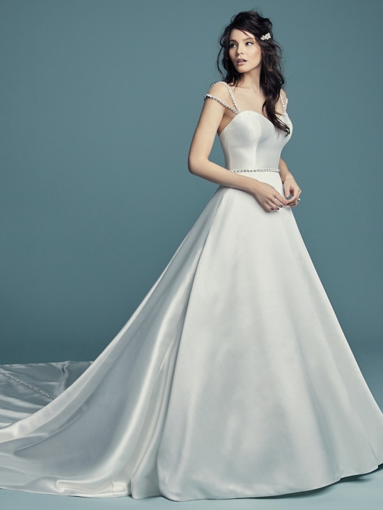 Benicia (8MC718) Simple Wedding Dress by Maggie Sottero