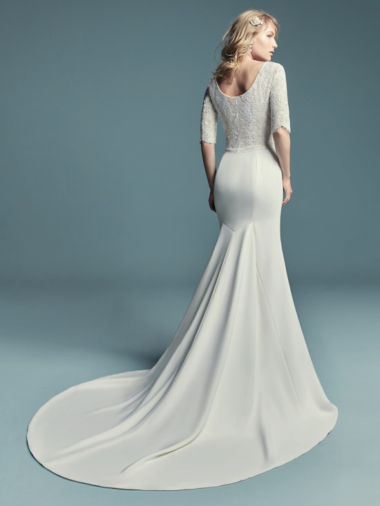 Edalene (8MC677) Modest Wedding Dress by Maggie Sottero